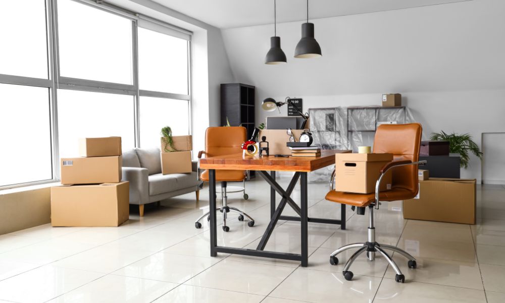 Acquire help and establish a team to minimize stress when moving offices.