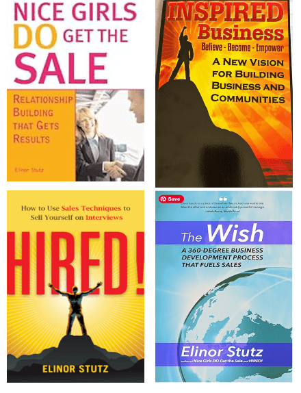 Nice Girls DO Get the Sale: Relationship Building That Gets Results is an International Best-Seller and Evergreen: A Classic! https://amzn.to/39QiVZwHIRED! How To Use Sales Techniques To Sell Yourself On Interviews is a best seller. https://amzn.to/33LP2pv and has helped many to secure the job they desired.See all 4 Books including: ‘Inspired Business’ and ‘The Wish: a 360 Degree Business Development Process that Fuels Sales.’ https://shorturl.at/DloRI 