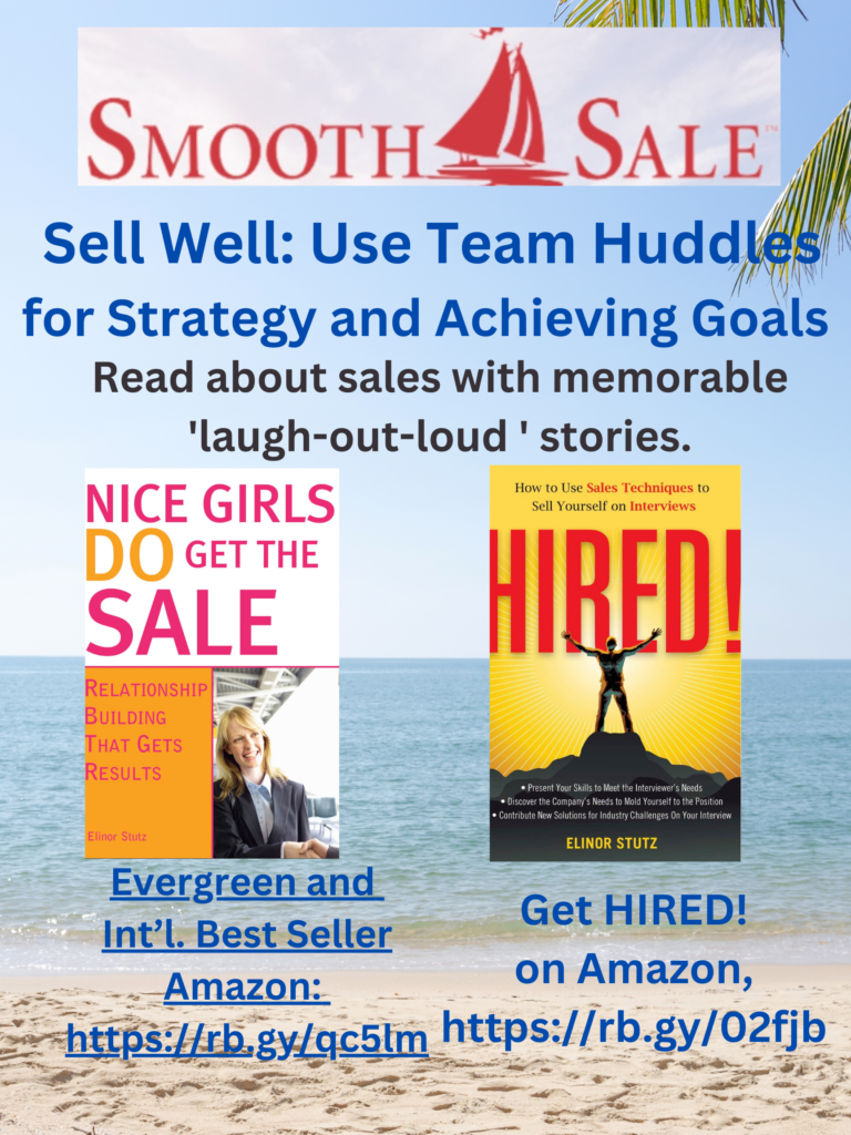 Nice Girls DO Get the Sale is an International Best-Seller and Evergreen: 
A Classic! https://amzn.to/39QiVZw

HIRED! How To Use Sales Techniques To Sell Yourself On Interviews is a best seller. https://amzn.to/33LP2pv and helped many to secure the job they desired.