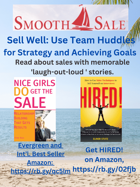 Nice Girls DO Get the Sale: Relationship Building That Gets Results is an International Best-Seller and Evergreen: A Classic! https://amzn.to/39QiVZwHIRED! How To Use Sales Techniques To Sell Yourself On Interviews is a best seller. https://amzn.to/33LP2pv and has helped many to secure the job they desired.